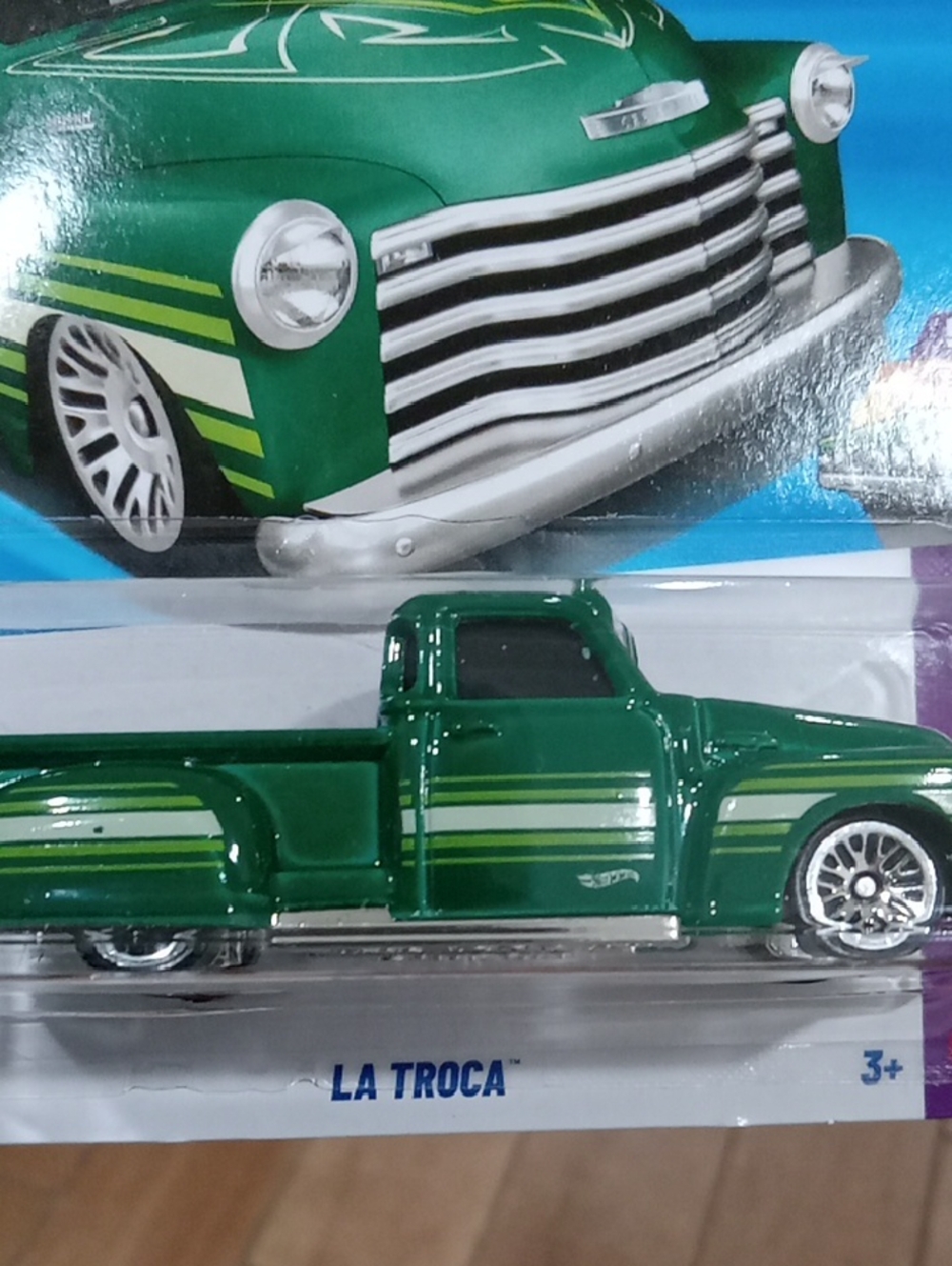 La Troca Green Die-Cast Kids Toy Pickup Truck